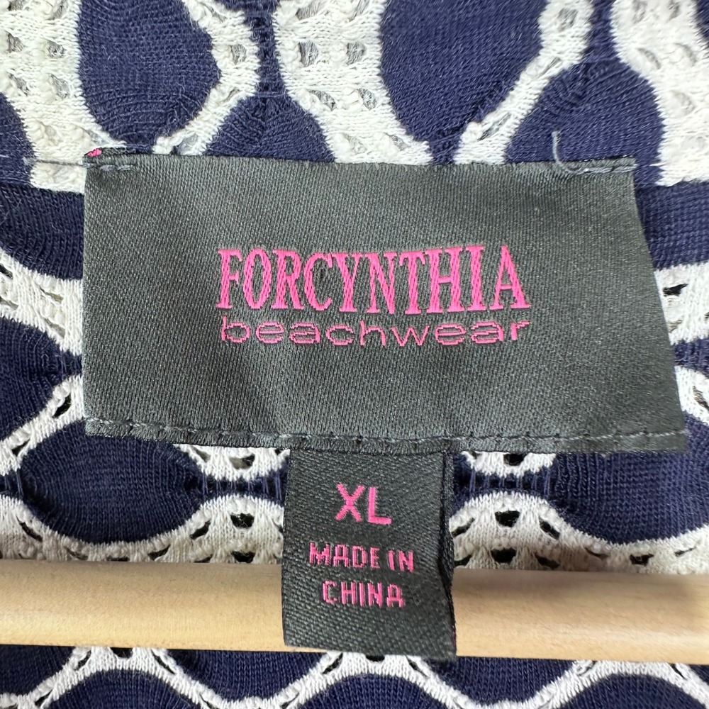 NWOT Cynthia Beachwear bluebTunic Swimsuit Cover Up Womens XL - Picture 6 of 9